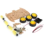 Four Wheel Robotic Kit – A Smart Robot Car with Chassis and Acrylic body