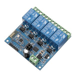 DC 12V Bluetooth 4, Channels Relay Module, Internet Smart Remote, Control Mobile Phone, Switch Wireless Relay-Smartiphi-Main