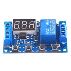 Timer Relay DC 6-30V 1-Channel Power Relay Module with Adjustable Timing Cycle-Smartiphi-Main