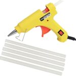 20 WATT Glue Gun with 5 Glue Sticks 8 inch Long