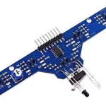 5 Way IR Line Sensor Array with Bump Switch