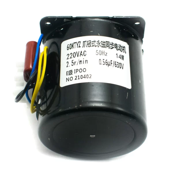 68KTYZ 220V AC 14W Synchronous Gear Motor 2.5rpm-Smartiphi-1