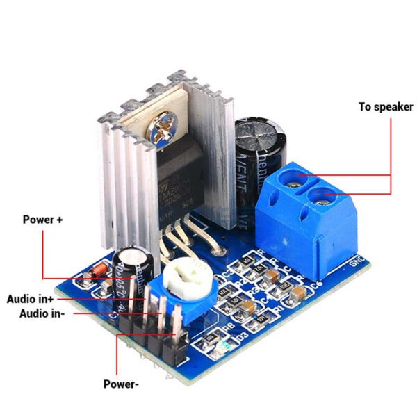 TDA2030A 6-12V 18W Audio Amplifier Module-Smartiphi-4