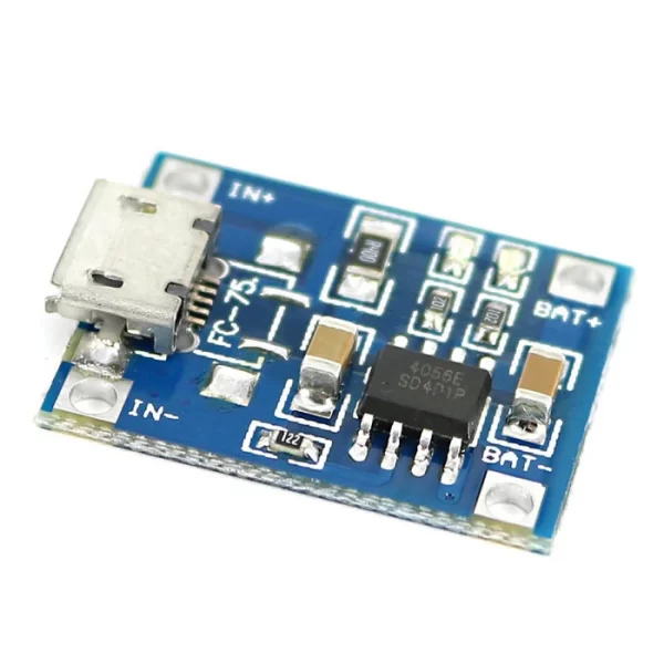 TP4056 TC4056 1A Li-Ion Lithium Battery Charging Module – Micro B USB-Smartiphi-2