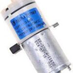 12V Mini Air Pump Motor - with Side Brackets