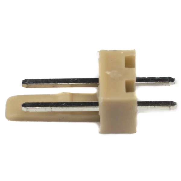 2 Pin Relimate Connector Male - 2.54 mm Pitch - Pack of 10 - Image 2