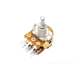 47k ohm Dual Gang Rotary Potentiometer - 6 Pin