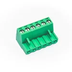 6 Pin Female Plug-in Screw Terminal Block Connector