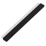 1x40 Pin 2.54mm Pitch Female Berg Strip Connector - Break Away Header - Straight