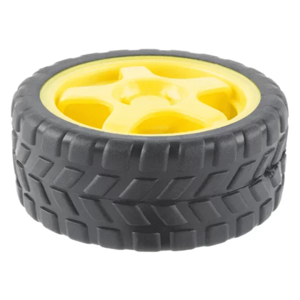 65mm Robot Wheel for BO Motors - Image 3