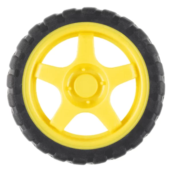 65mm Robot Wheel for BO Motors - Image 2